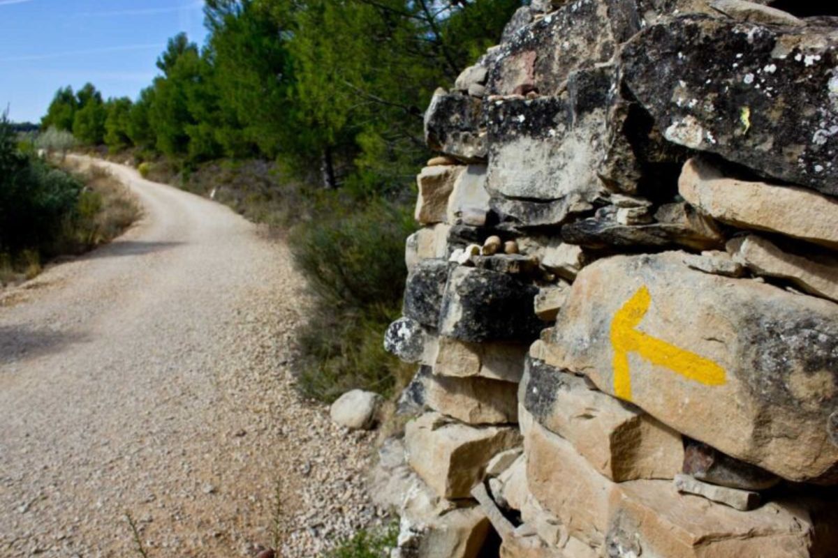 Marks in the Camino de Santiago from Madrid