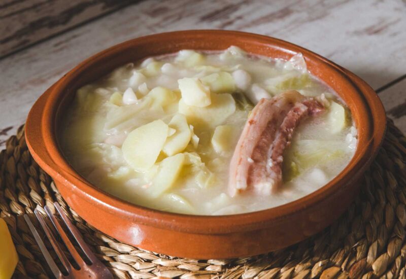 A bowl of Galician broth