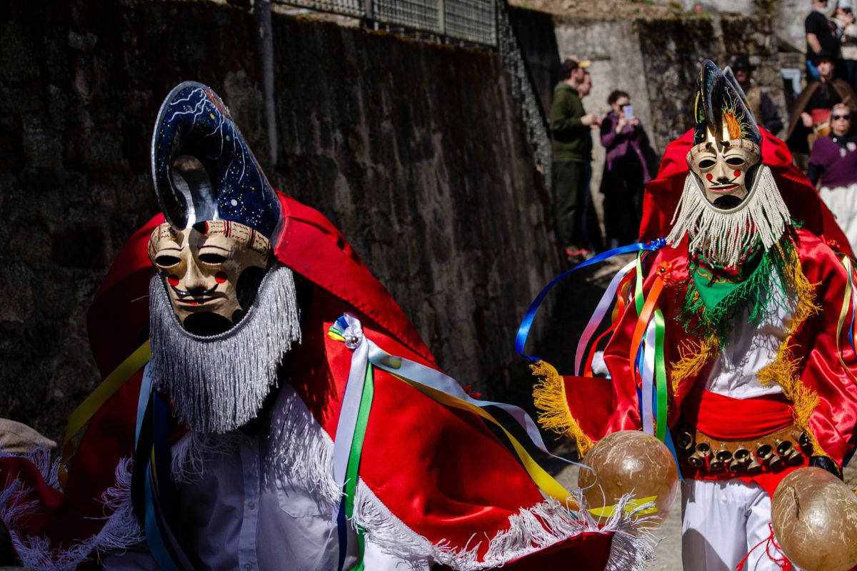 Masks of Entroido, the Carnival of Galicia.