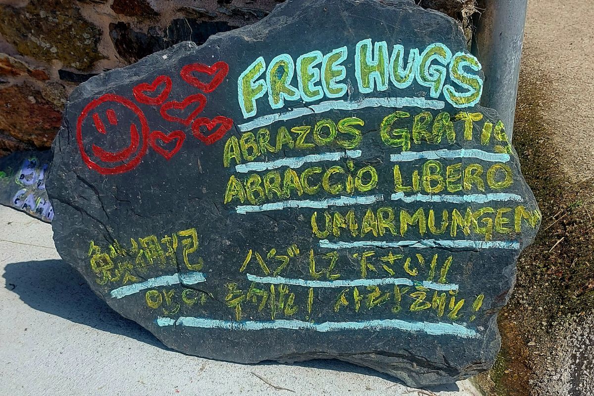 Hugs on the Camino de Santiago