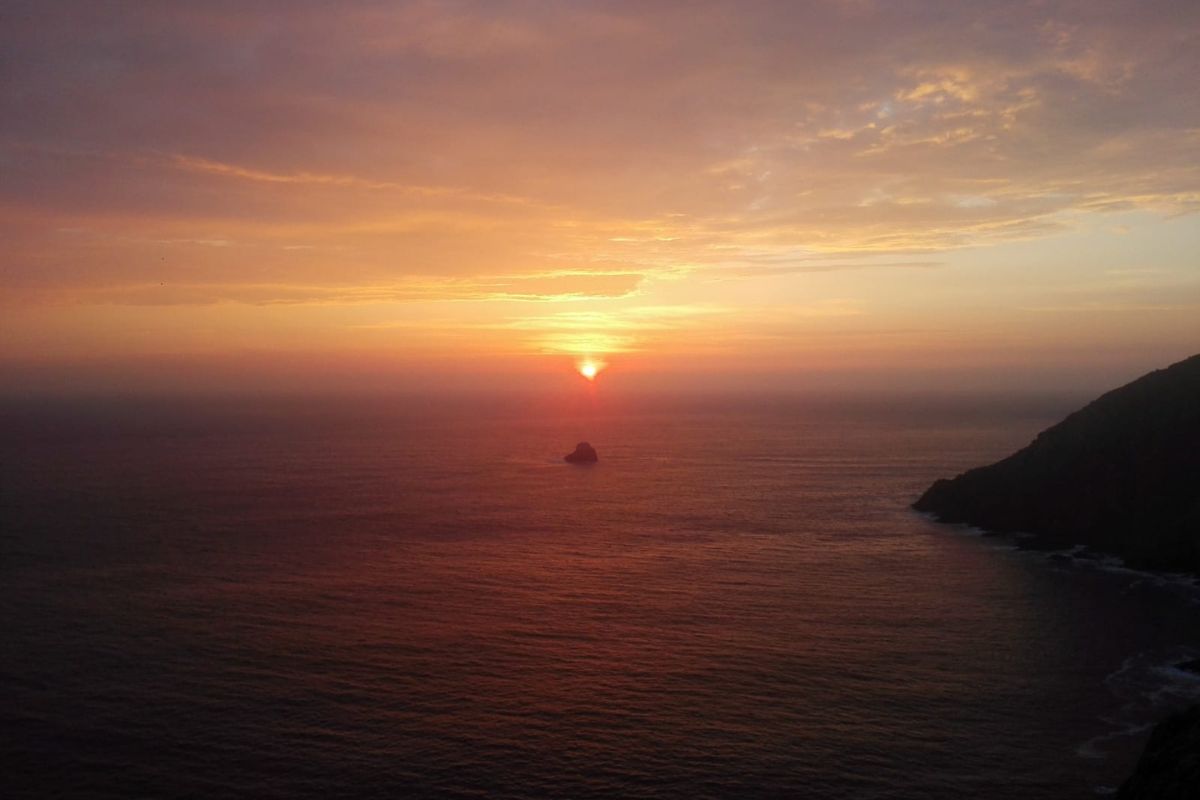 Coucher de soleil à Finisterre