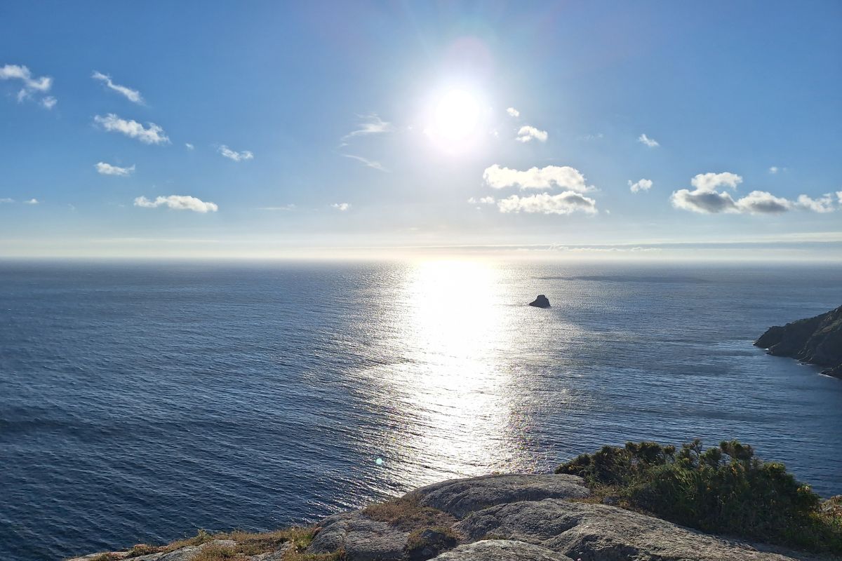 Vistas desde el cabo Finisterre