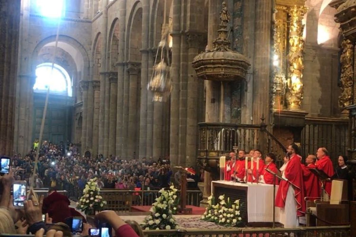 El botafumeiro volando