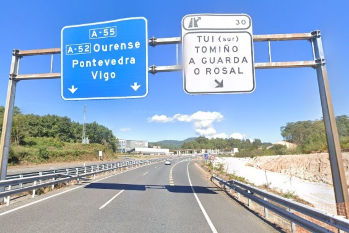 carretera a Tui